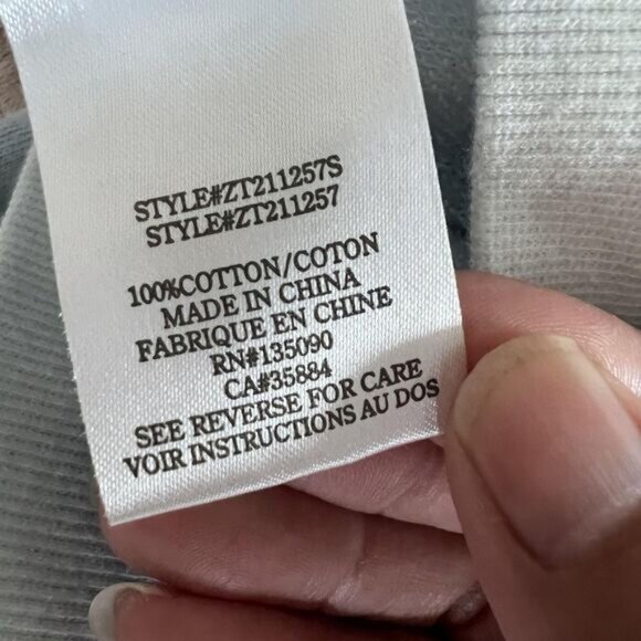 Z Supply Hoodie Womens Small Blue White Tie Dye Pullover Sweatshirt Cotton Soft - Picture 11 of 12